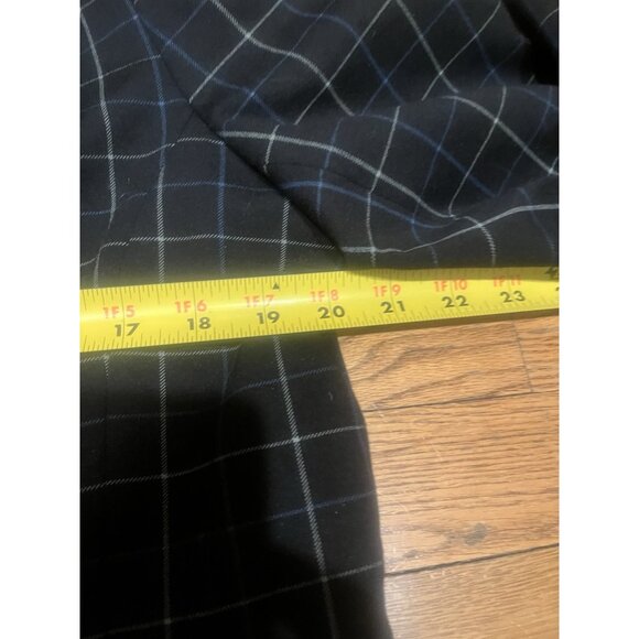 PEACE OF CLOTH Black/Blue Checkered BLAZER  -Extra Large XL - Picture 4 of 12